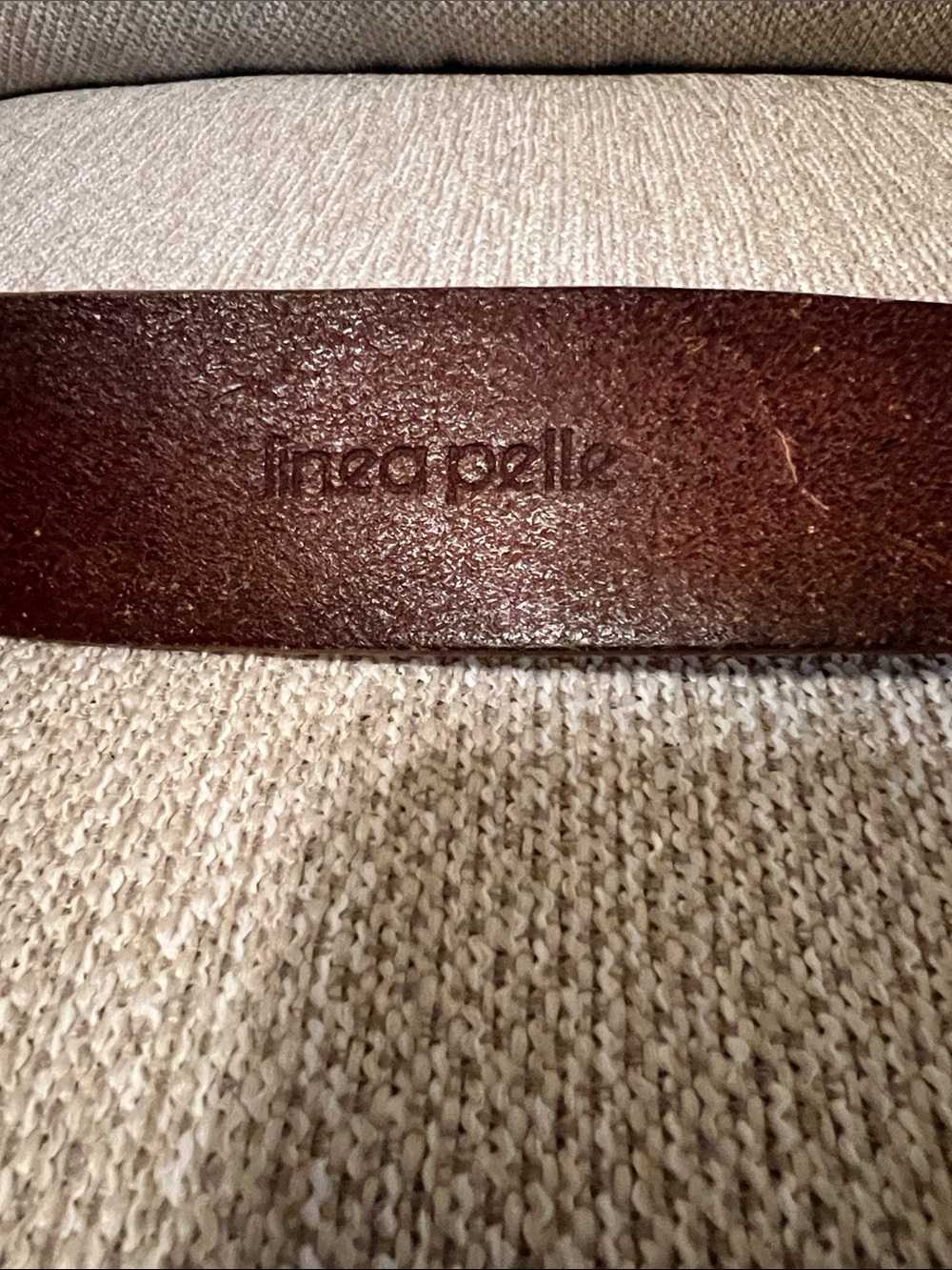 Linea Pelle Embroidered Peacock Belt | Limited Edition Vachetta Leather Handmade - Picture 5 of 10